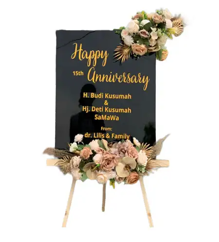 Papan Bunga Akrilik Nipah Panjang