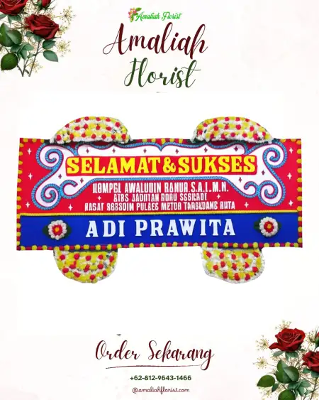 Papan Bunga Ucapan Selamat Nipah Panjang